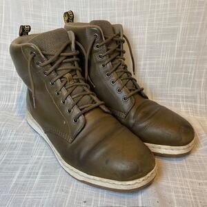 Doc Dr Martens Rigal AirWair Ankle Boots Shoes Mens Size 13 M Leather Green